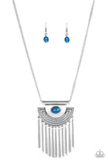 Paparazzi Necklace ~ When In ROAM - Blue