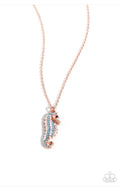 Seahorse Sailor - copper - Paparazzi necklace