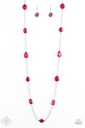 Paparazzi Necklace ~ Color Me Carefree - Red