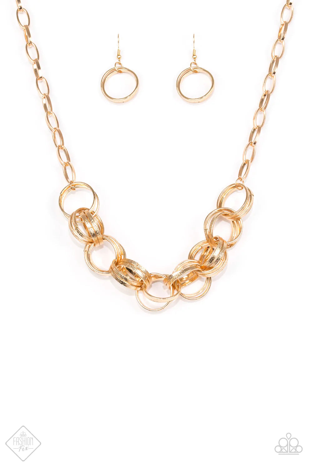 Paparazzi Necklace ~ Statement Made - Gold