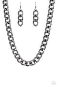 Paparazzi Necklace ~ Heavyweight Champion - Black