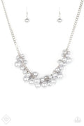 Paparazzi Necklace ~ Glam Queen - Silver