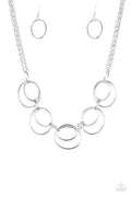 Paparazzi Necklace ~ Urban Orbit - Silver