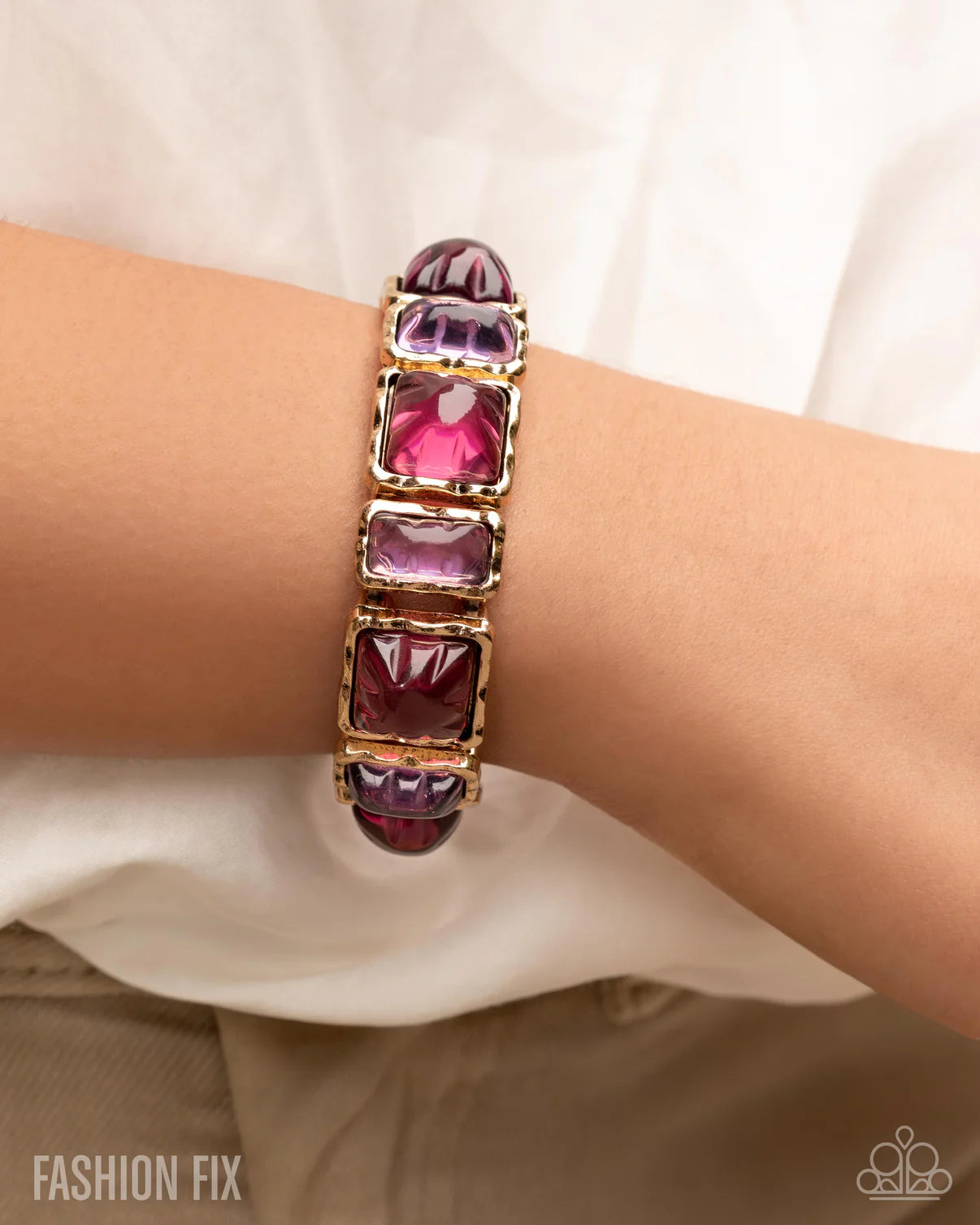Paparazzi Bracelet ~ Retro Radical - Purple